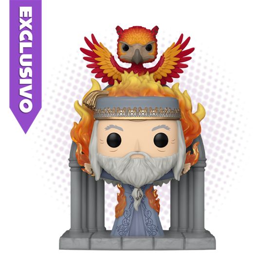 Funko Pop! Deluxe Albus Dumbledore with Fawkes 187 (SE) - Harry Potter