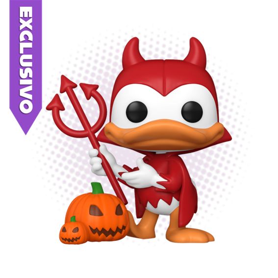 Funko Pop! Devil Donald with Pumpkin 1446 (SE) (opción chase aleatoria) - Disney Mickey and Friends