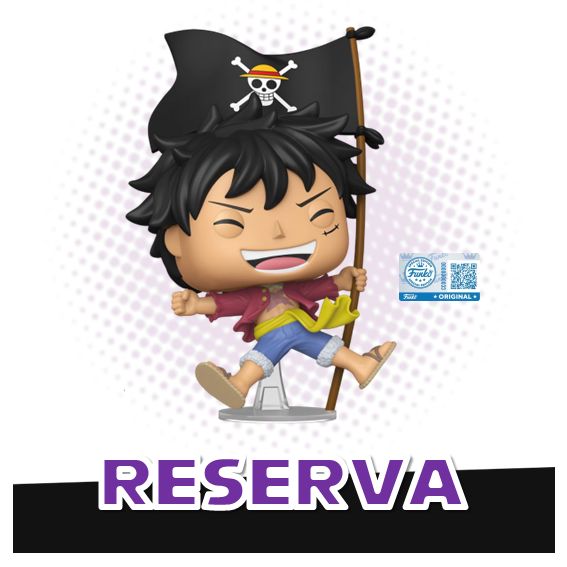Funko Pop! Monkey D. Luffy 2214 (SE) with Flag - One Piece RESERVA