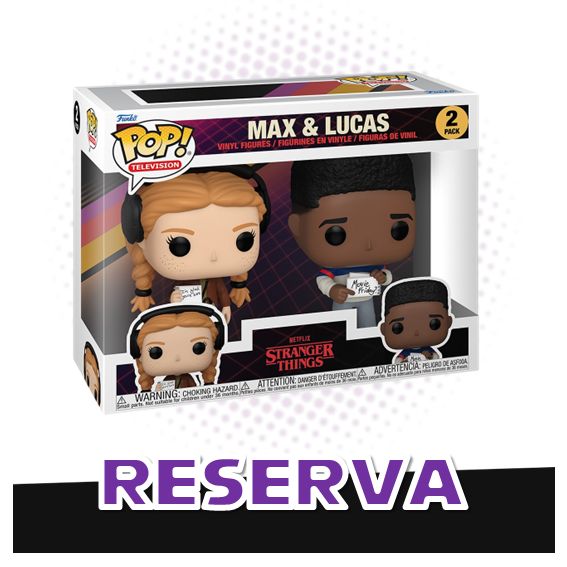 Funko Pop! 2 pack Max and Lucas - Stranger Things RESERVA