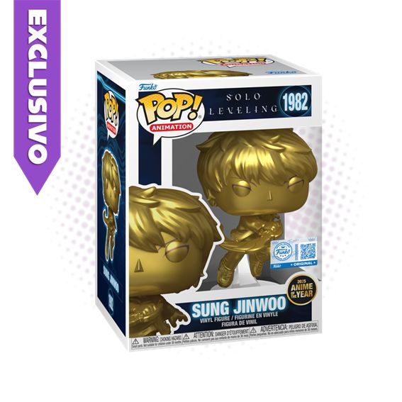 Funko Pop! Sung Jinwoo 1982 (SE) Con PROTECTOR ACRÍLICO - Solo Leveling