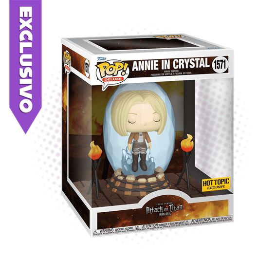 Funko Pop! Deluxe Annie in Crystal 1571 (Hot Topic Exclusive) - Attack on Titan