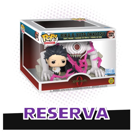 Funko Pop! Moment Rika & Yuta Okkotsu 2321 (SE) (GITD) - Jujutsu Kaisen RESERVA