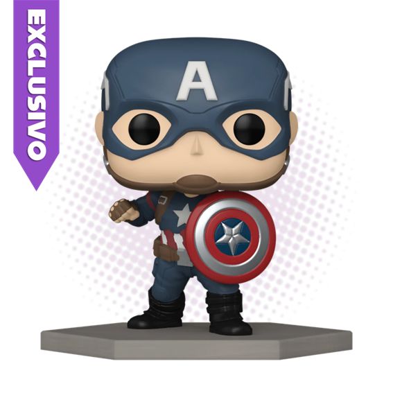 Funko Pop! Civil War Captain America 1200 (SE) - Marvel
