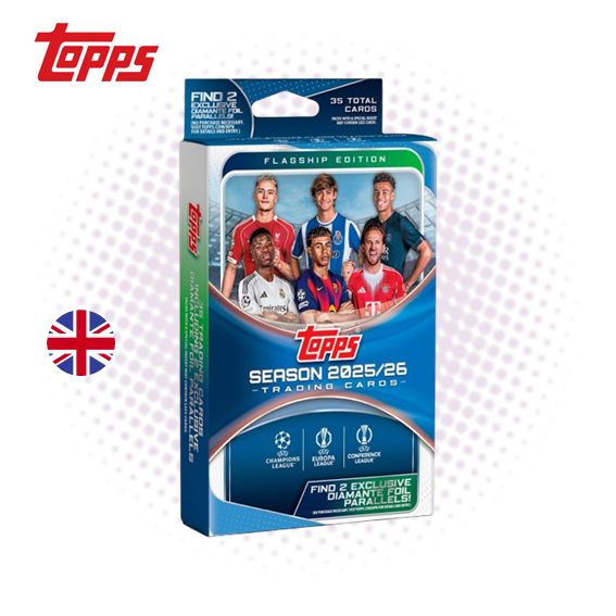 2025/26 Topps Chrome UEFA Club Competitions - Hanger Box