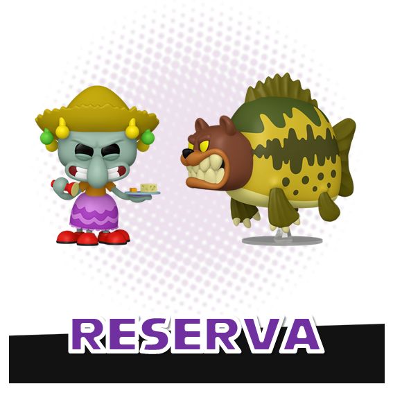 Funko Pop! 2 pack Squidward &amp; Sea Bear - Spongebob Squarepants Bon Esponja RESERVA
