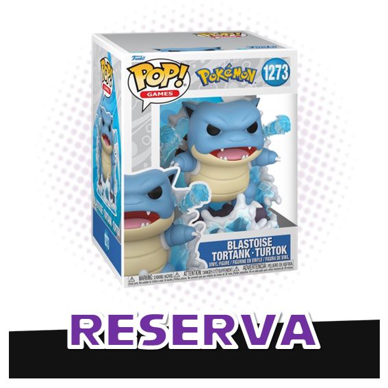 Funko Pop! Blastoise 1273 Premium - Pokemon RESERVA