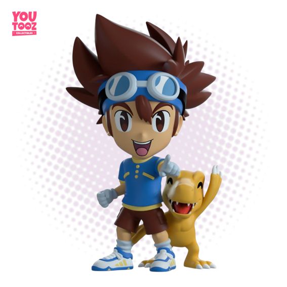 Figura Youtooz Tai &amp; Agumon - Digimon