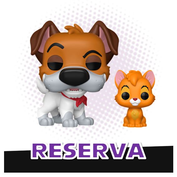 Funko Pop! Dodger with Oliver 1705 (opción chase aleatoria) - Disney Oliver &amp; Company RESERVA