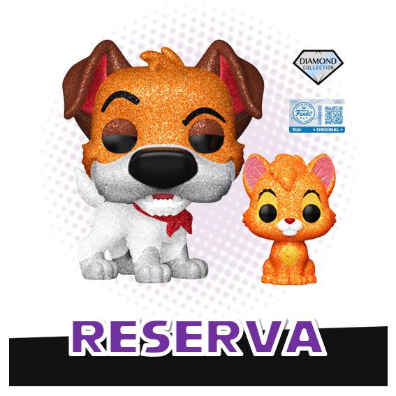 Funko Pop! Dodger with Oliver 1705 (SE) (Diamond) - Disney Oliver &amp; Company RESERVA