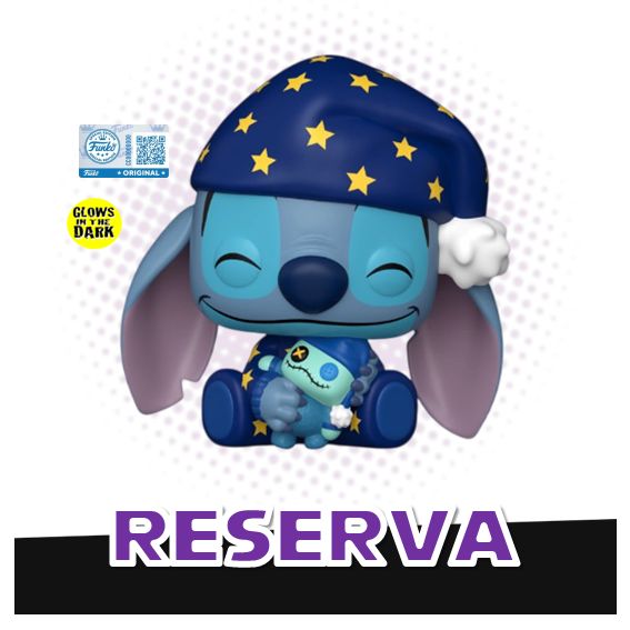 Funko Pop! Stitch in Pj's 1747 (SE) (GITD) - Disney Lilo &amp; Stitch RESERVA