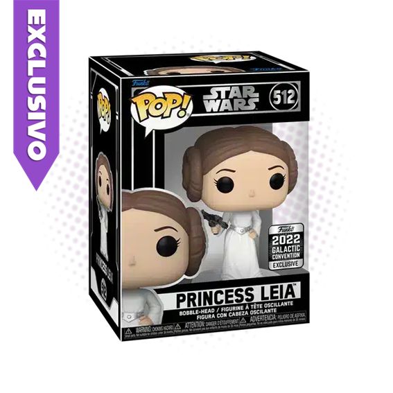 Funko Pop! Princess Leia 512 (2022 Galactic Convention) - Star Wars
