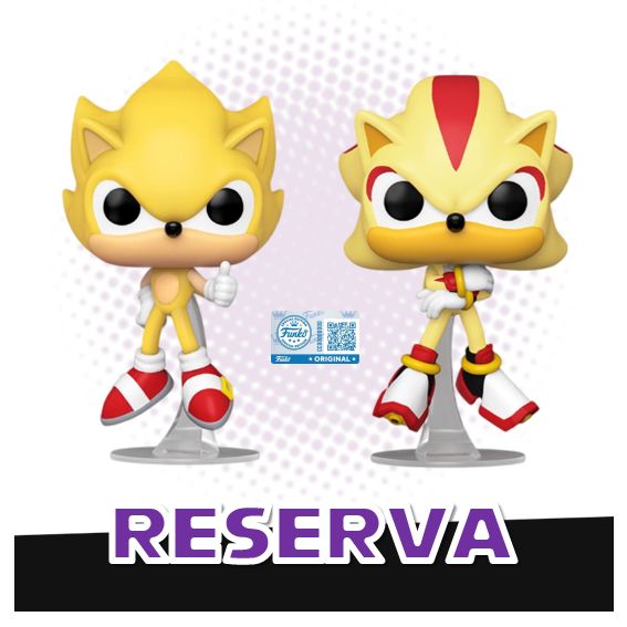 Funko Pop! 2 pack Super Sonic &amp; Super Shadow (SE) - Sonic The Hedgehog RESERVA