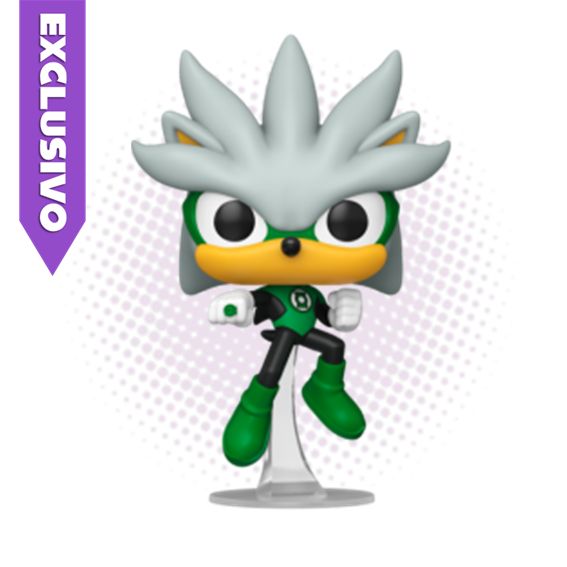 Funko Pop! Silver as The Green Lantern 592 (SE) -  DC Comics x Sonic