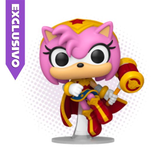 Funko Pop! Amy as Wonder Woman 595 (SE) -  DC Comics x Sonic