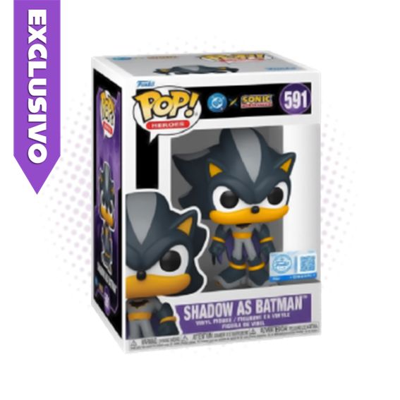 Funko Pop! Shadow as Batman 591 (SE) -  DC Comics x Sonic
