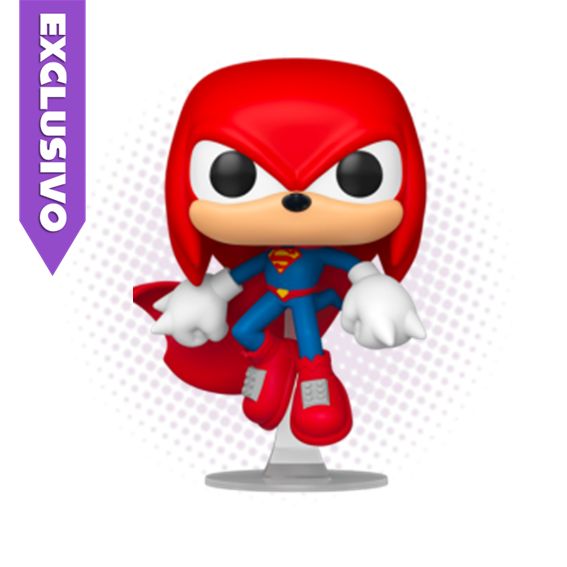 Funko Pop! Knuckles as Superman 596 (SE) -  DC Comics x Sonic