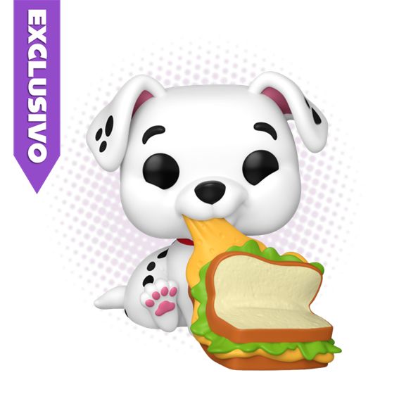 Funko Pop! Rolly with Cheese Sandwich 1685 (SE) - Disney 101 Dalmatians