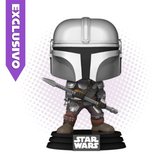 Funko Pop! The Mandalorian with Beskar Staff 479 (FE) - Star Wars