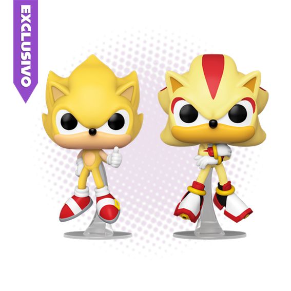 Funko Pop! 2 pack Super Sonic &amp; Super Shadow (SE) - Sonic The Hedgehog
