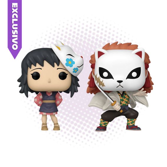 Funko Pop! 2 pack Makomo &amp; Sabito (2023 Fall Convention) - Demon Slayer