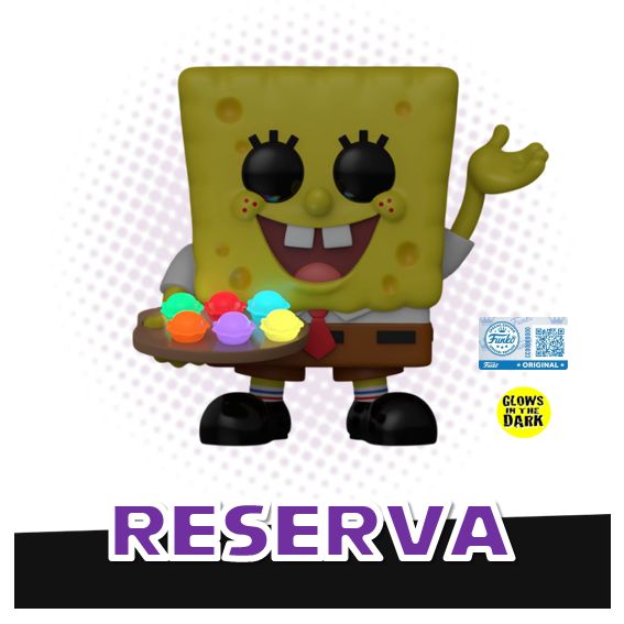 Funko Pop! Spongebob with Pretty Patties 2312 (SE) (GITD) - Spongebob Squarepants RESERVA