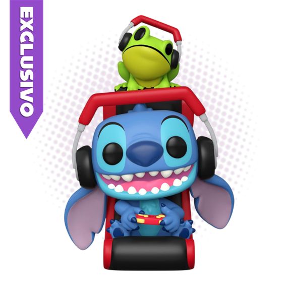 Funko Pop! Gamer Stitch with Frog 1246 (SE) - Disney Lilo &amp; Stitch