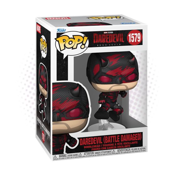 Funko Pop! Daredevil Battle Damaged 1579 - Marvel Daredevil Born Again