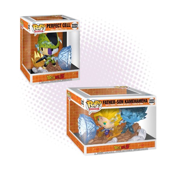 Funko Pop! Pack Perfect Cell 2222 + Father-Son Kamehameha 2223 - Dragon Ball Z