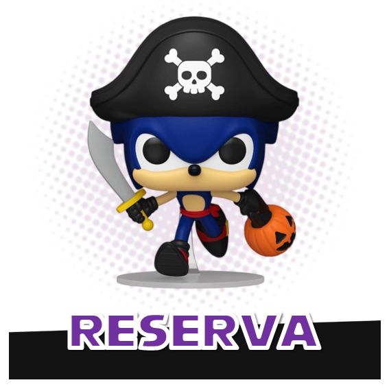 Funko Pop! Sonic as Pirate 1278 - Sonic The Hedgehog RESERVA