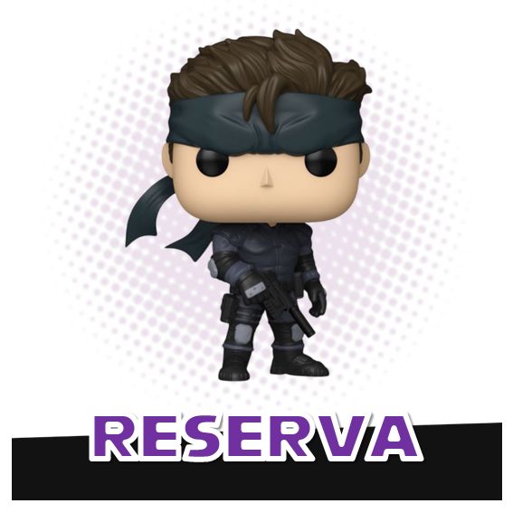 Funko Pop! Solid Snake 1297 - Metal Gear Solid RESERVA