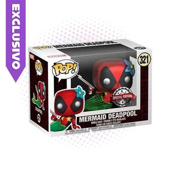 Funko Pop! Mermaid Deadpool 321 (SE) - Marvel