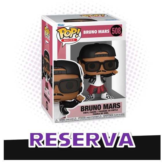 Funko Pop! Bruno Mars 508 - Rocks RESERVA