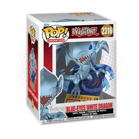 Funko Pop! Blue-Eyes White Dragon 2316 Premium - Yu-Gi-Oh!
