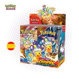 chispas fulgurantes booster box Triple Pack (Chispas + Rivales Predestinados + Juntos de Aventuras) Surging Sparks - BoosterMania