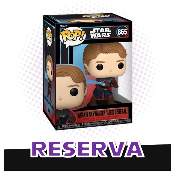Funko Pop! Anakin Skywalker Jedi General 865 - Star Wars RESERVA