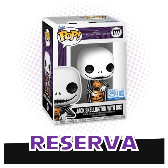 Funko Pop! Jack Skellington with Box 1777 (SE) - Disney The Nightmare before Christmas RESERVA