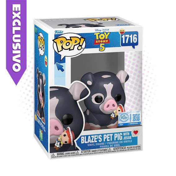 Funko Pop! Blaze's Pet Pig with Jessie 1716 (SE) - Disney Toy Story 5