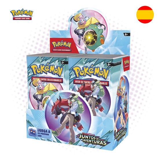 Booster Box Juntos de Aventuras (en Español) - TCG Pokemon Escarlata y Púrpura