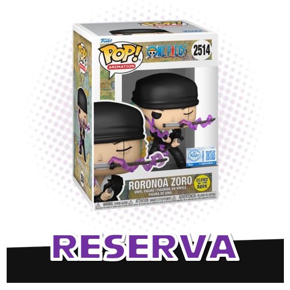 Funko Pop! Roronoa Zoro 2514 (GITD) (SE) - One Piece RESERVA