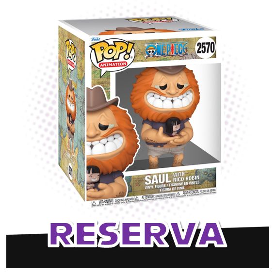 Funko Pop! 6'' Saul with Nico Robin 2570 - One Piece RESERVA