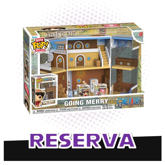 Bitty Pop! One Piece Going Merry Playset Bitty Box RESERVA