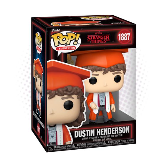 Funko Pop! Dustin Henderson 1887 - Stranger Things Netflix