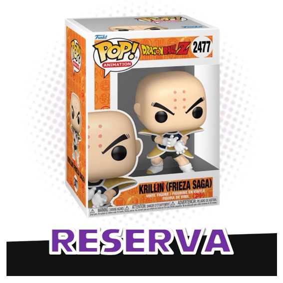 Funko Pop! Krillin Frieza Saga 2477 - Dragon Ball Z RESERVA