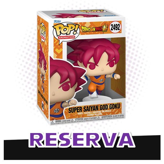 Funko Pop! Super Saiyan God Goku 2492 - Dragon Ball Super RESERVA