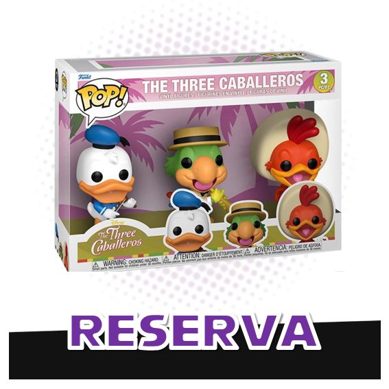 Funko Pop! 3 pack The Three Caballeros - Disney RESERVA