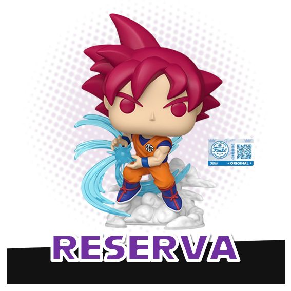 Funko Pop! Super Saiyan God Goku 2491 (SE) (opción chase aleatoria) - Dragon Ball Super RESERVA
