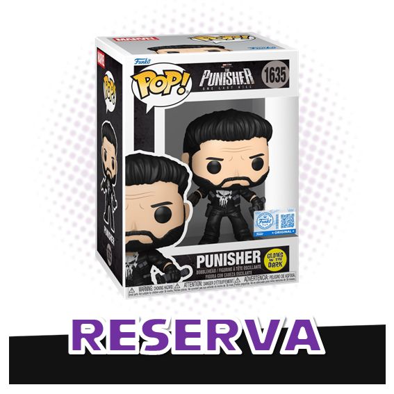 Funko Pop! Punisher 1635 (SE) (GITD) - Marvel The Punisher RESERVA