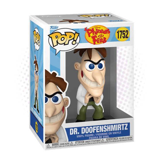 Funko Pop! Dr. Doofenshmirtz 1752 - Disney Phineas and Ferb