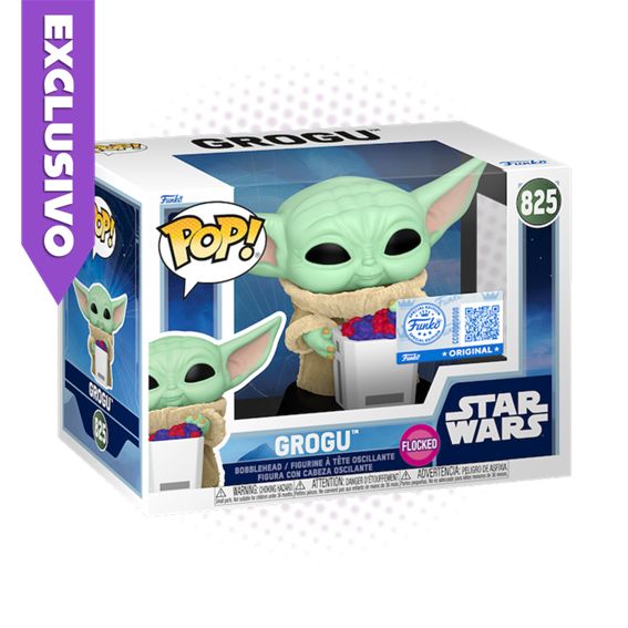 Funko Pop! Grogu 825 (Flocked) (SE) - Star Wars